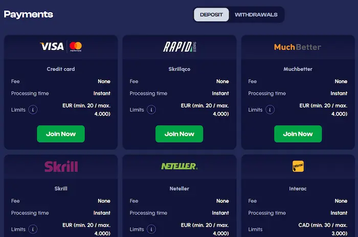 WinMaker Casino Australia pay